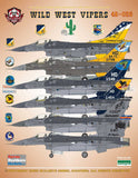 Bullseye Model Aviation 1/48 Decals Wild West Vipers - 48026