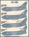 Furball Aero-Design 1/48 decal A-7E Corsair II Lo-Viz SLUFs - 48068 - 21 Options