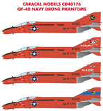 Caracal 1/48 decal CD48176 - QF-4B Navy Drone Phantoms