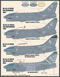 Furball Aero-Design 1/48 decal A-7E Corsair II Lo-Viz SLUFs - 48068 - 21 Options