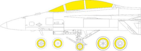 Eduard 1/48 paint masks F/A-18F for MENG - EX840