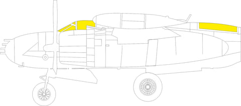 Eduard 1/48 Scale Mask for the B-26K Invader TFace by ICM - EX845