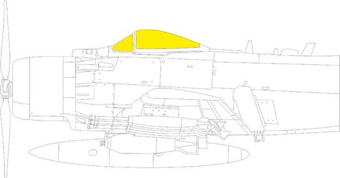 Eduard 1/48 scale paint masks A-1J for Tamiya - EX870