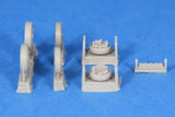 Hypersonic Models 1/48 Resin T-38 Wheels (Early) for Wolfpack - HSMR48023