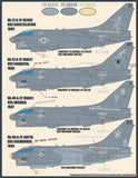 Furball Aero-Design 1/48 decal A-7E Corsair II Lo-Viz SLUFs - 48068 - 21 Options