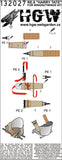 HGW 1/32 seatbelts for RE.8 HARRY TATE for Wingnut Wings #132027