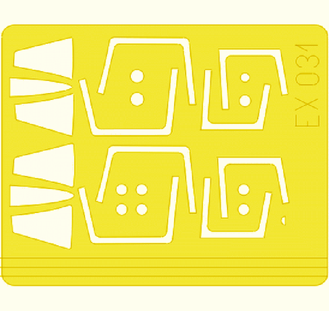 Eduard 1/48 Scale Mask for F-104 Starfighter by Hasegawa - EX031