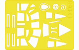 Eduard 1/48 mask for the Revell or Monogram B-26 kit #EX105