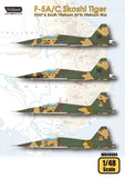 Wolfpack 1/48 decal F-5A/C Skoshi Tiger - USAF & South Vietnam AF in Vietnam War