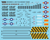 Wolfpack 1/48 decal F-5A/C Skoshi Tiger - USAF & South Vietnam AF in Vietnam War