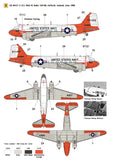 Wolfpack 1/48 decal C-47 Skytrain Pt.1 US Navy R4D-6 Fleets for Revell - WD48022