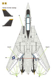 Wolfpack 1/72 decal F-14A Tomcat Pt.3 VF-84 Jolly Rogers for Academy - WD72012