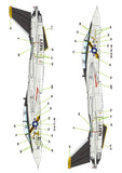 Wolfpack 1/72 decal F-14A Tomcat Pt.3 VF-84 Jolly Rogers for Academy - WD72012