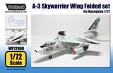 Wolfpack 1/72 scale resin A-3 Skywarrior wing fold set for Hasegawa - WP72060